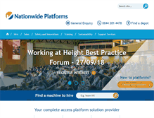 Tablet Screenshot of nationwideplatforms.co.uk